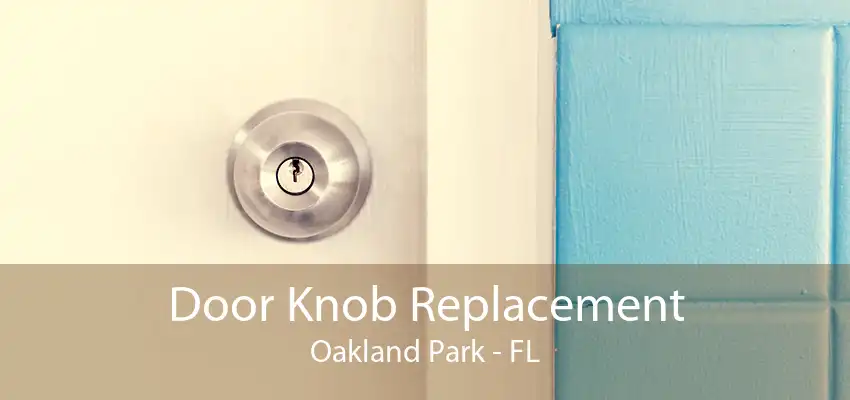 Door Knob Replacement Oakland Park - FL