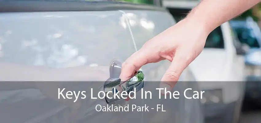 Keys Locked In The Car Oakland Park - FL